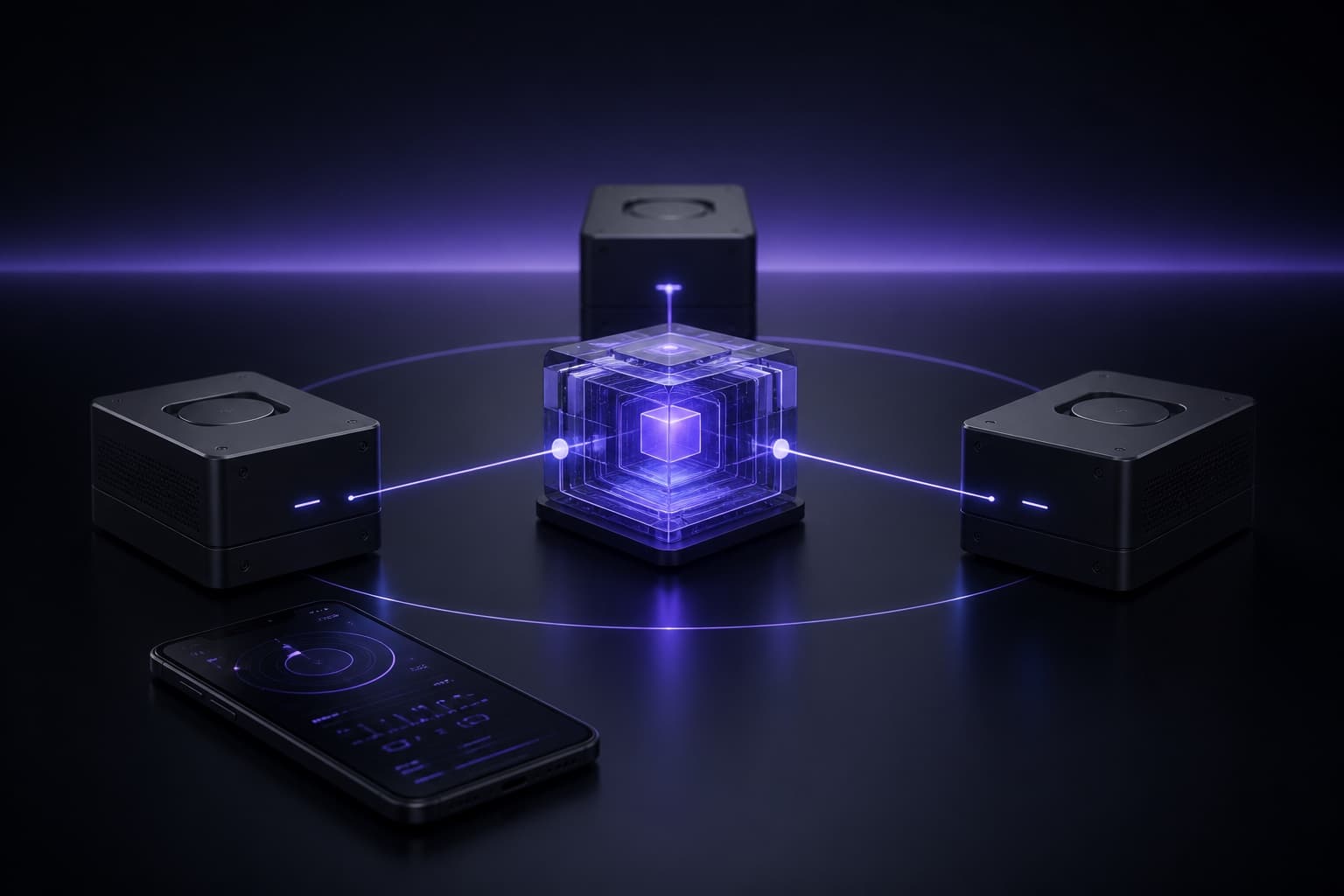 Distributed security modules connected to a protected MPC custody core